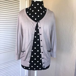 H&M beige cardigan sweater